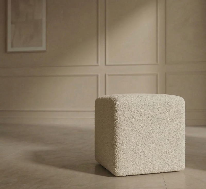 The Cube Footstool - alternate view