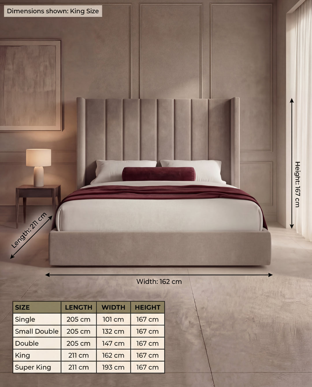 The Amalfi Grande Bed