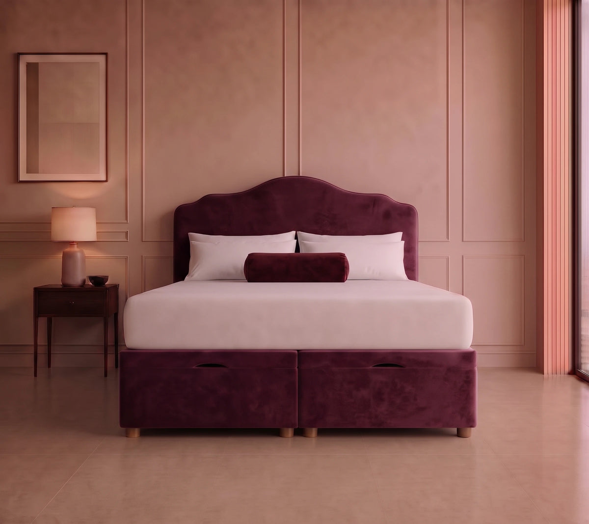 The Mirage End Lift Ottoman Bed